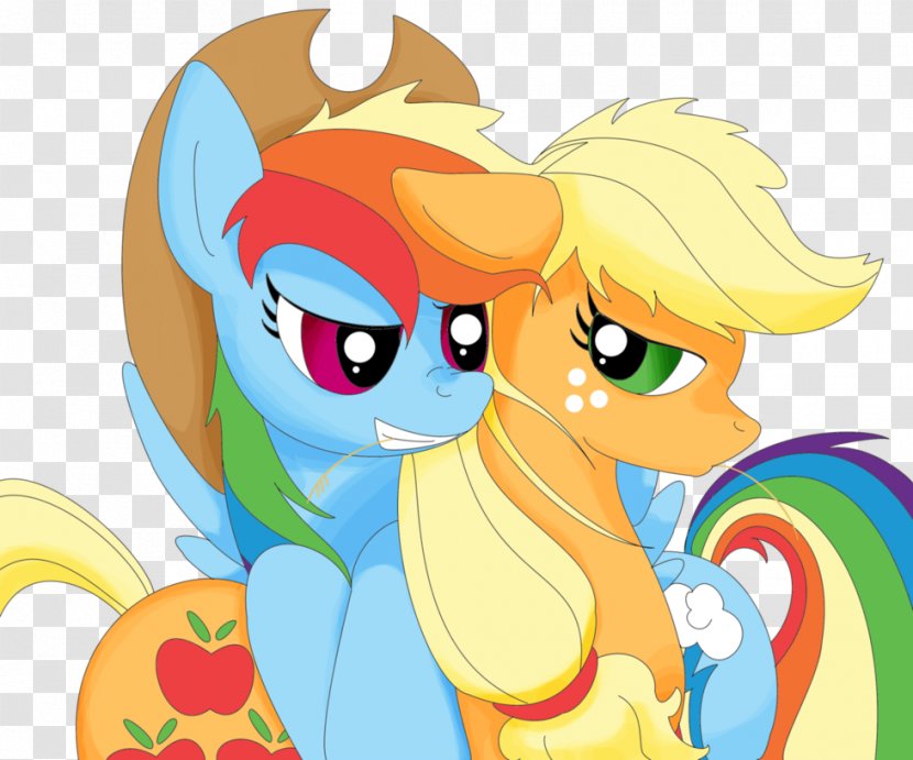 Rainbow Dash Pony Applejack Fan Art - Tree - Plains Transparent PNG