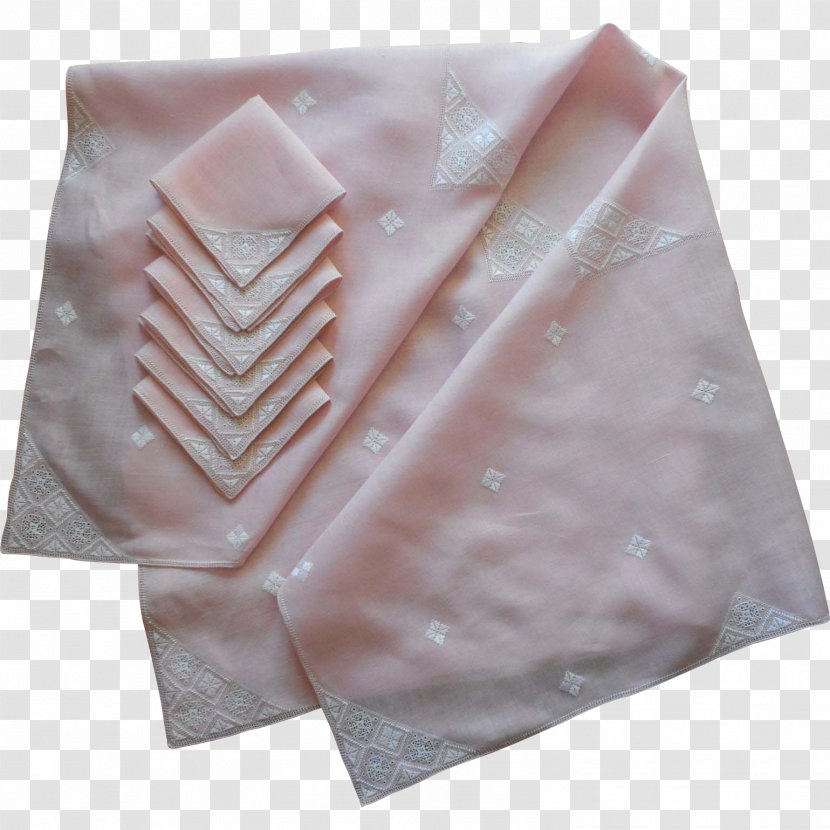 Silk Brown Material Pink M - Tablecloth Transparent PNG