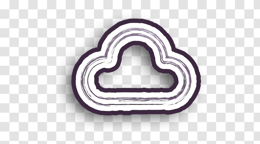 Cloud Icon Productivity Shape - Metal Symbol Transparent PNG