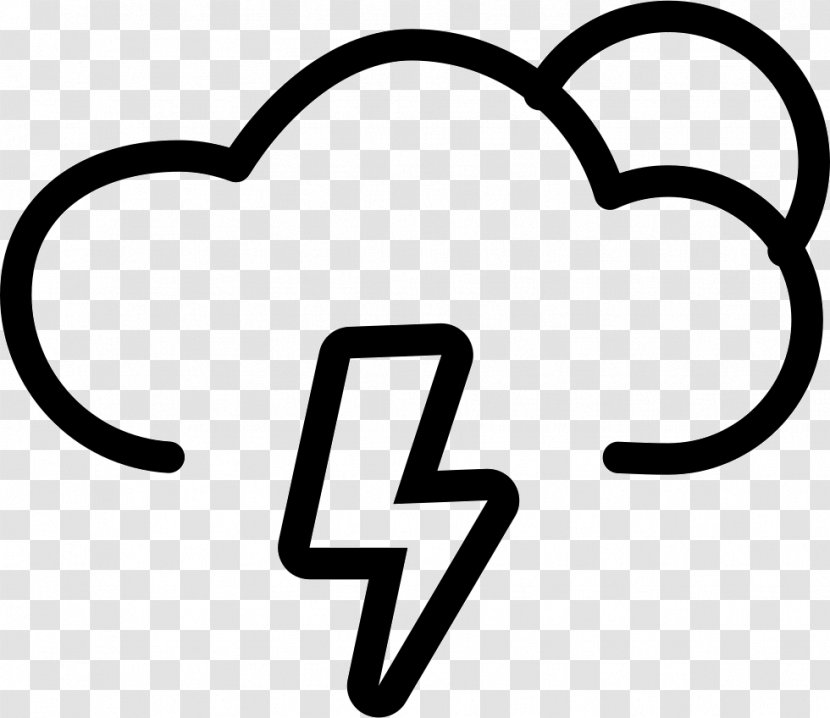 Thunderstorm Electricity Symbol Sign - Weather - Storm Transparent PNG