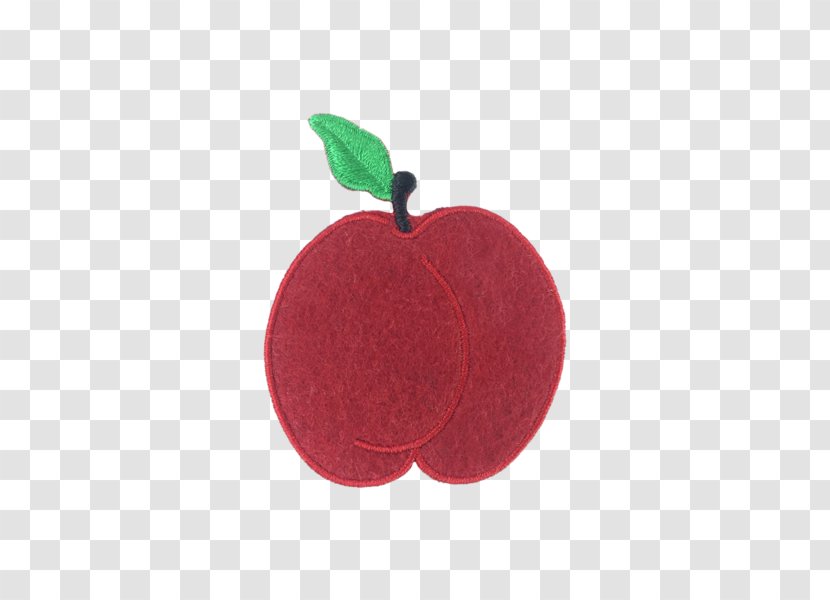 Embroidered Patch Bullying Embroidery Apple - Fruit Transparent PNG