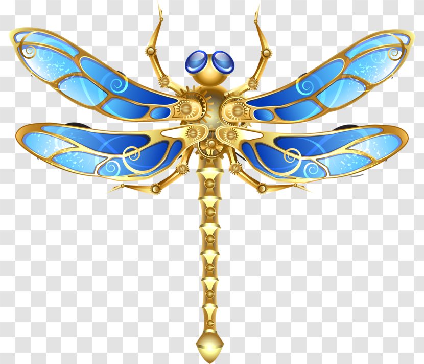 Butterfly Steampunk Coloring Bee Dragonfly - Wing - Color Transparent PNG