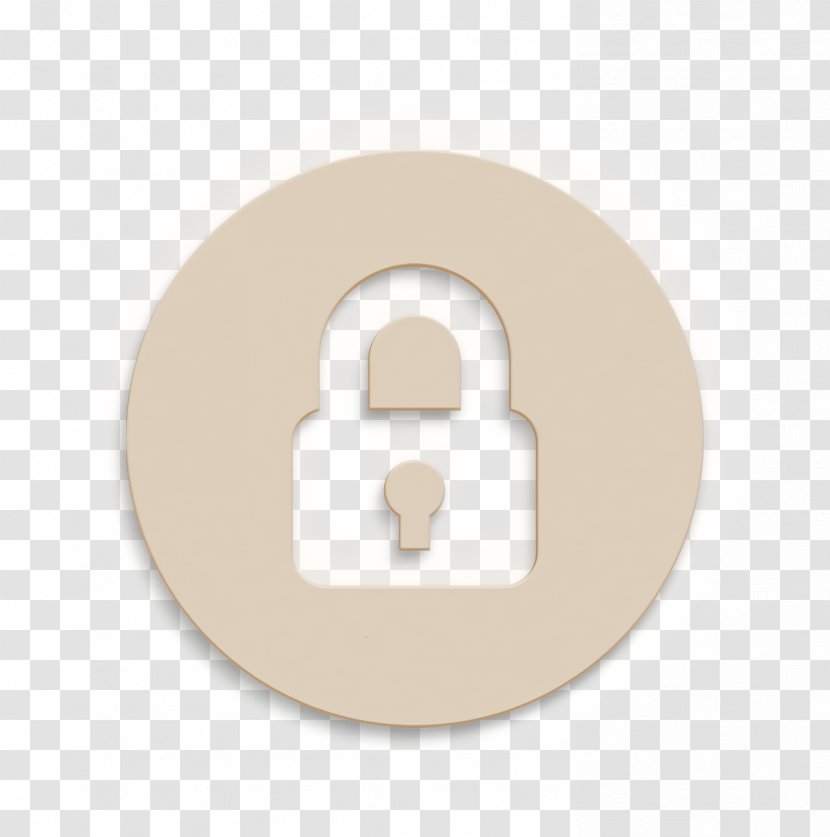 Padlock Icon Security Interface - Hardware Accessory Transparent PNG
