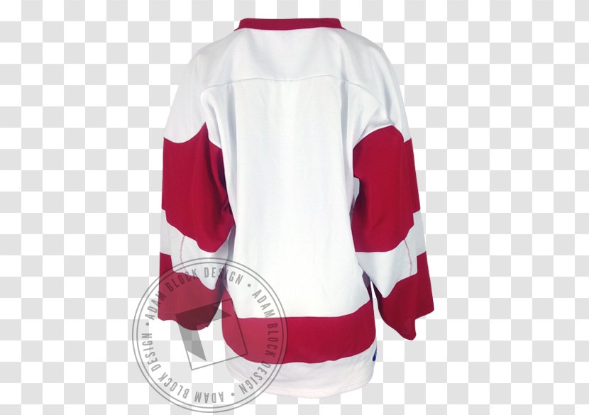 Shoulder Sleeve Outerwear Blouse Character - White - Hockey Jersey Transparent PNG