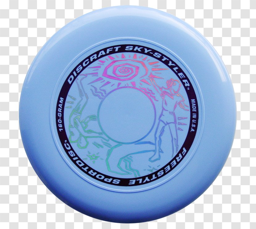 Discraft Sky Styler Flying Disc Freestyle Discs Ultimate - Flower - Light Blue Transparent PNG