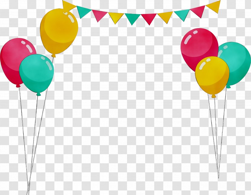 Yellow Balloon Flower - Party Supply Transparent PNG