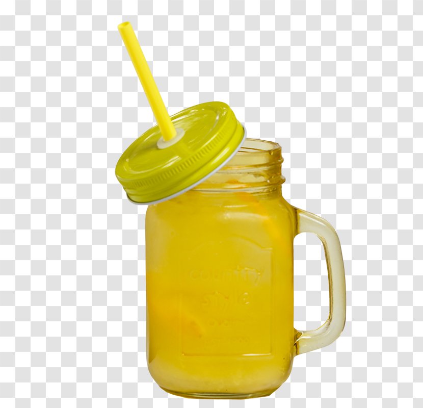 Lemonade Cocktail Limunada Mason Jar Table-glass - Tableglass Transparent PNG