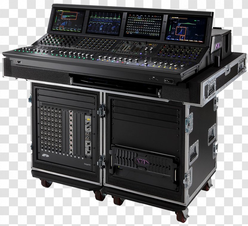 Venue Avid Live Sound Mixing Audio Mixers MADI - Stage Light Transparent PNG