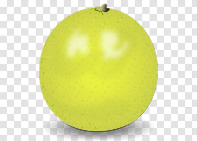 Granny Smith Green Citrus Sphere Transparent PNG