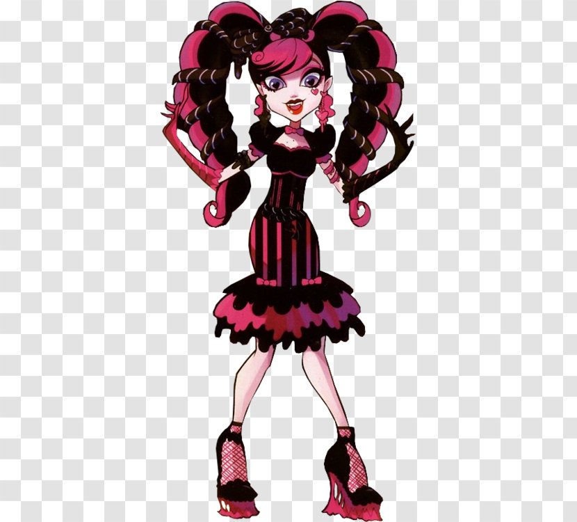 Monster High Frankie Stein Doll Clothing Dress - Pink Transparent PNG