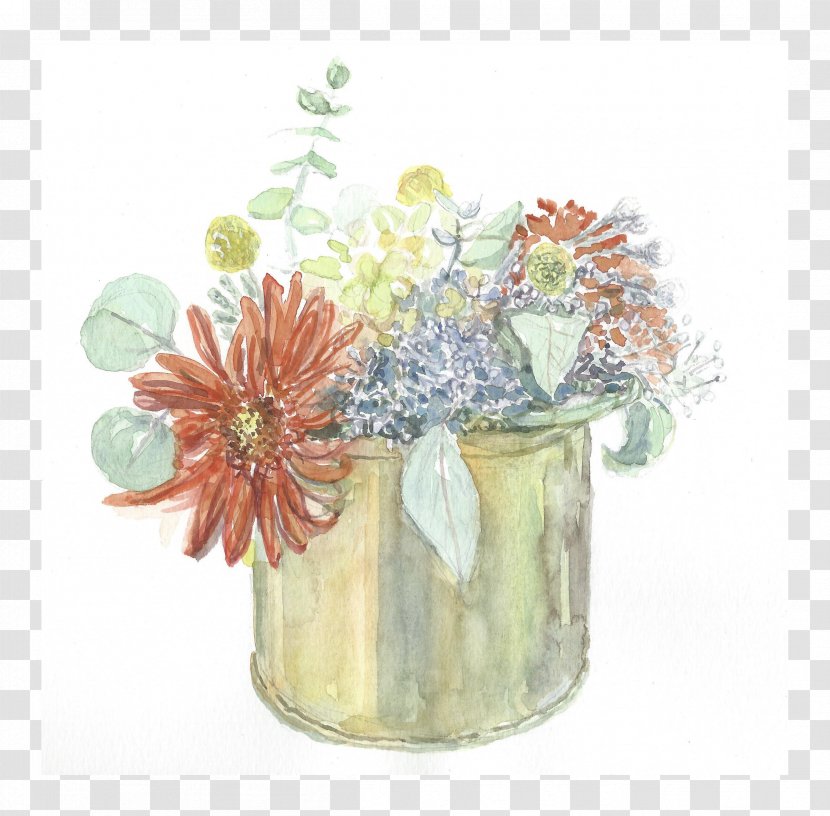Floral Design Watercolor Painting Flower Paper - Arranging Transparent PNG