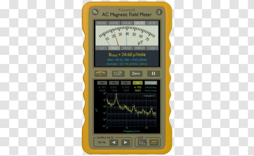 Handheld Devices Mobile App Alternating Current Android Application Package Software - Accelerometer - Audio Frequency Meter Transparent PNG