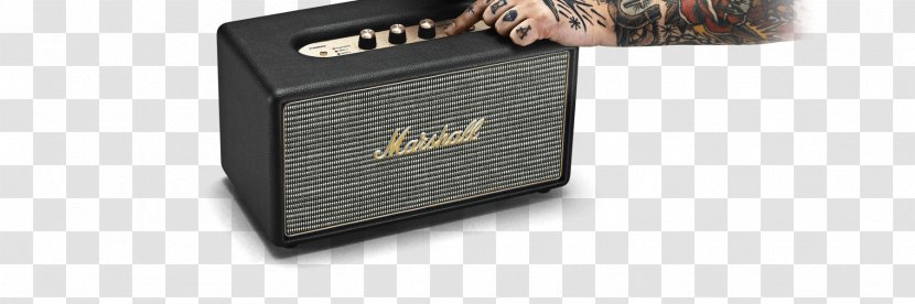 Guitar Amplifier Loudspeaker Marshall Stanmore Audio Power - Woofer - Golden Speakers Transparent PNG