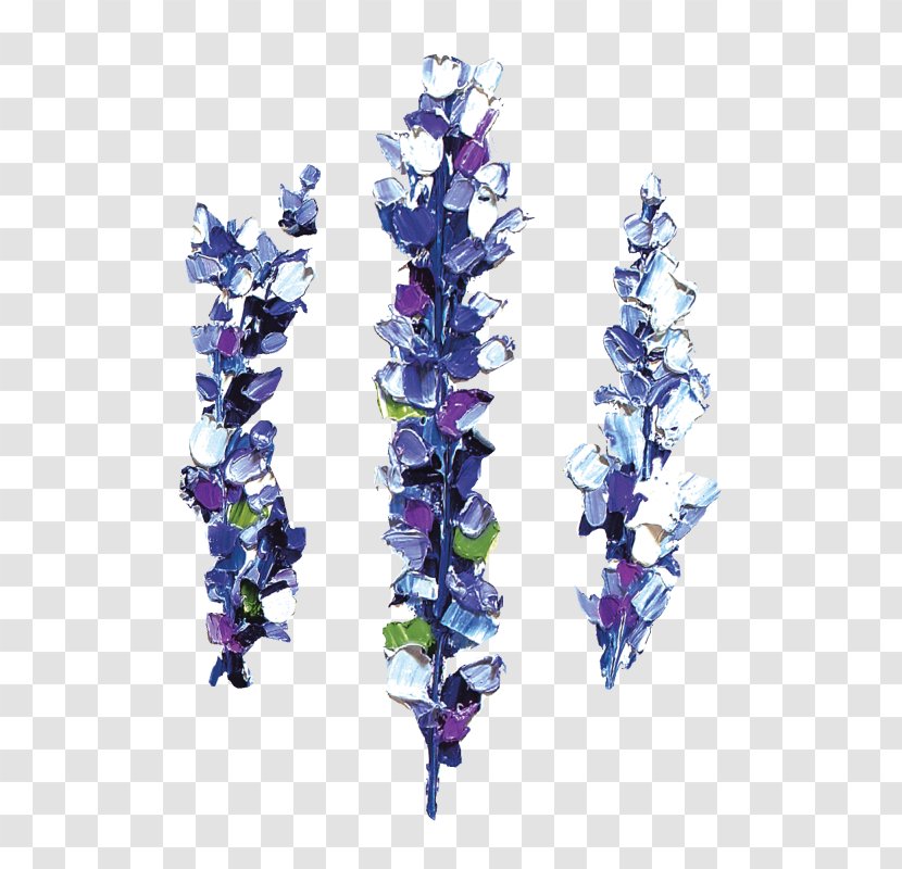 Lavender Abziehtattoo Flower - Upper Limb - лаванда Transparent PNG