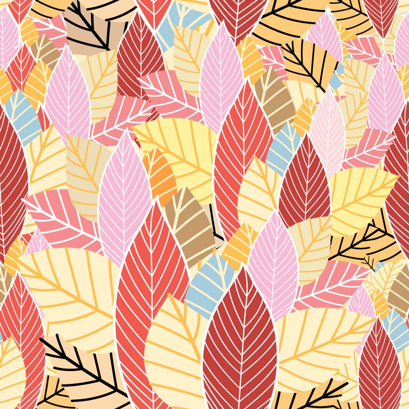 Autumn Leaf Illustration - Colorful Leaves Vector Material Transparent PNG
