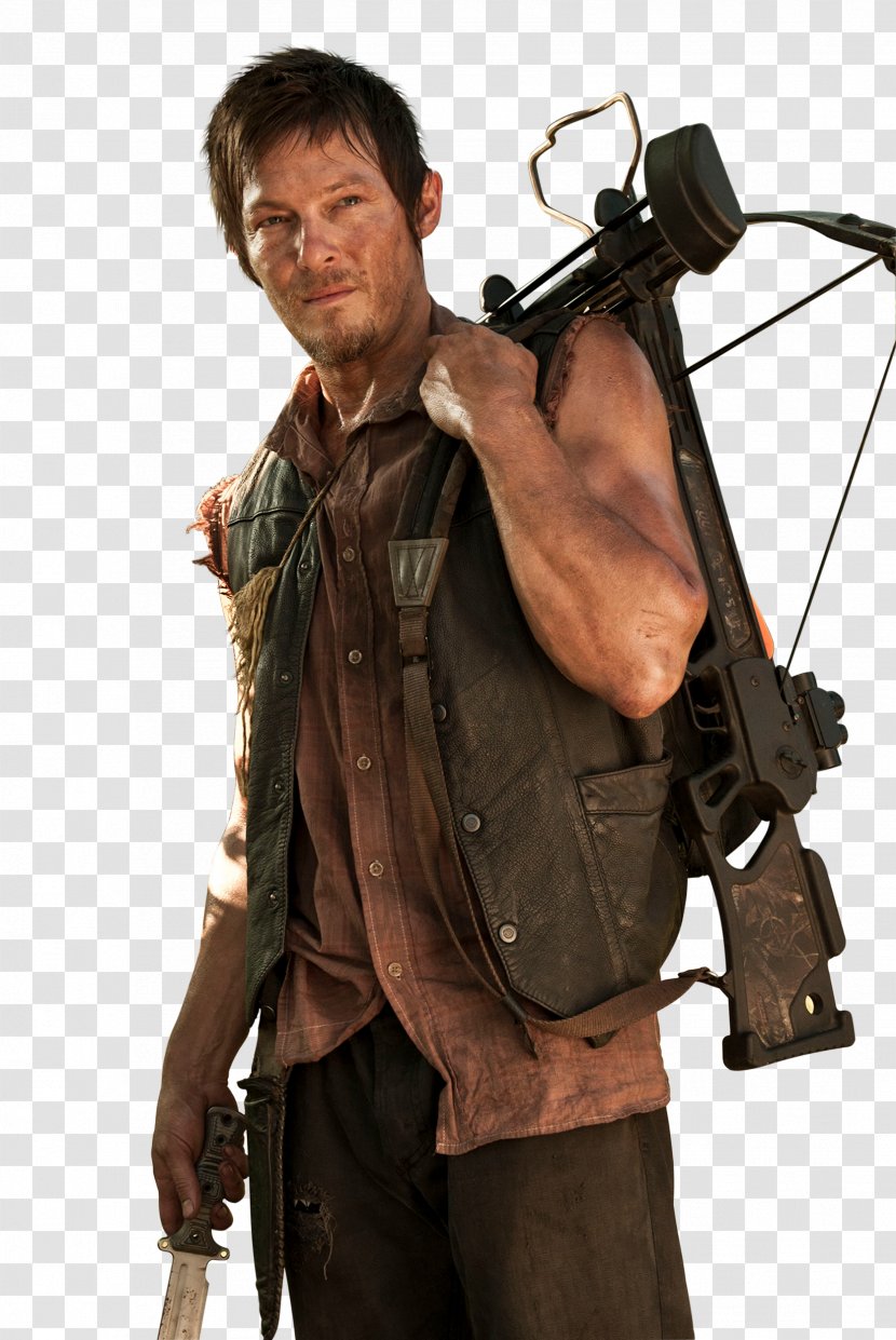 Norman Reedus The Walking Dead Daryl Dixon Rick Grimes Michonne - Outerwear - Leonardo Dicaprio Transparent PNG