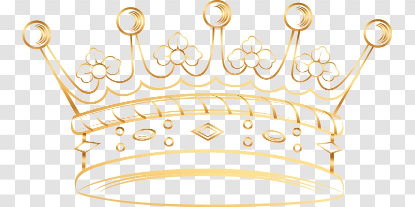 Designer Texture Mapping Gold Computer File - Crown - Golden Artwork Transparent PNG