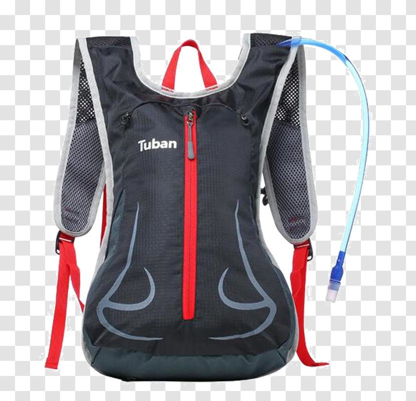 Backpack Shoulder Cycling Bag Hydration Pack - Sleeve Transparent PNG