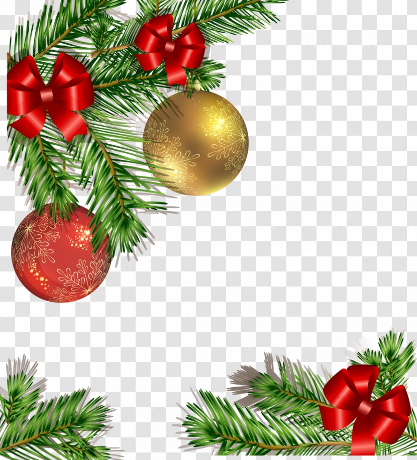 Christmas Tree New Year Clip Art - Decoration - Cock Transparent PNG