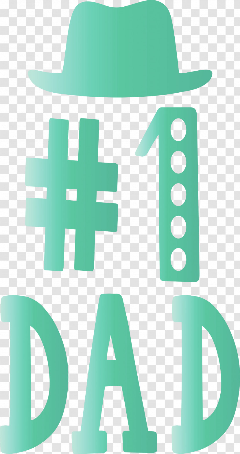 No1 Dad Happy Fathers Day Transparent PNG