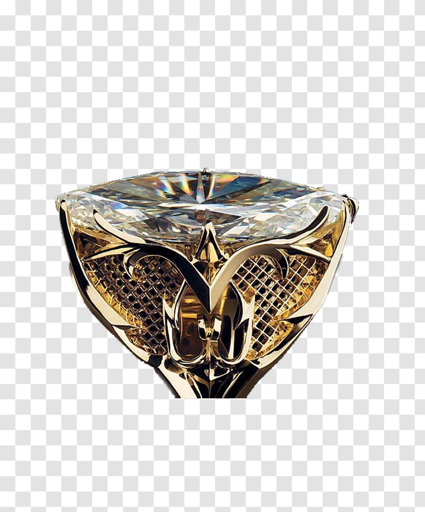 Earring Jewellery Brilliant Gemstone - Diamond Ring Transparent PNG