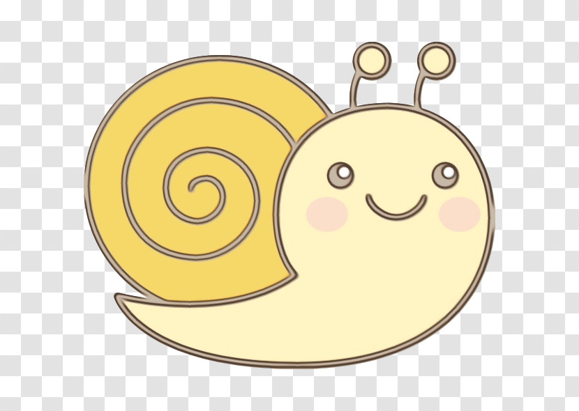 Cartoon Snail Yellow Snails And Slugs Sea Snail Transparent PNG