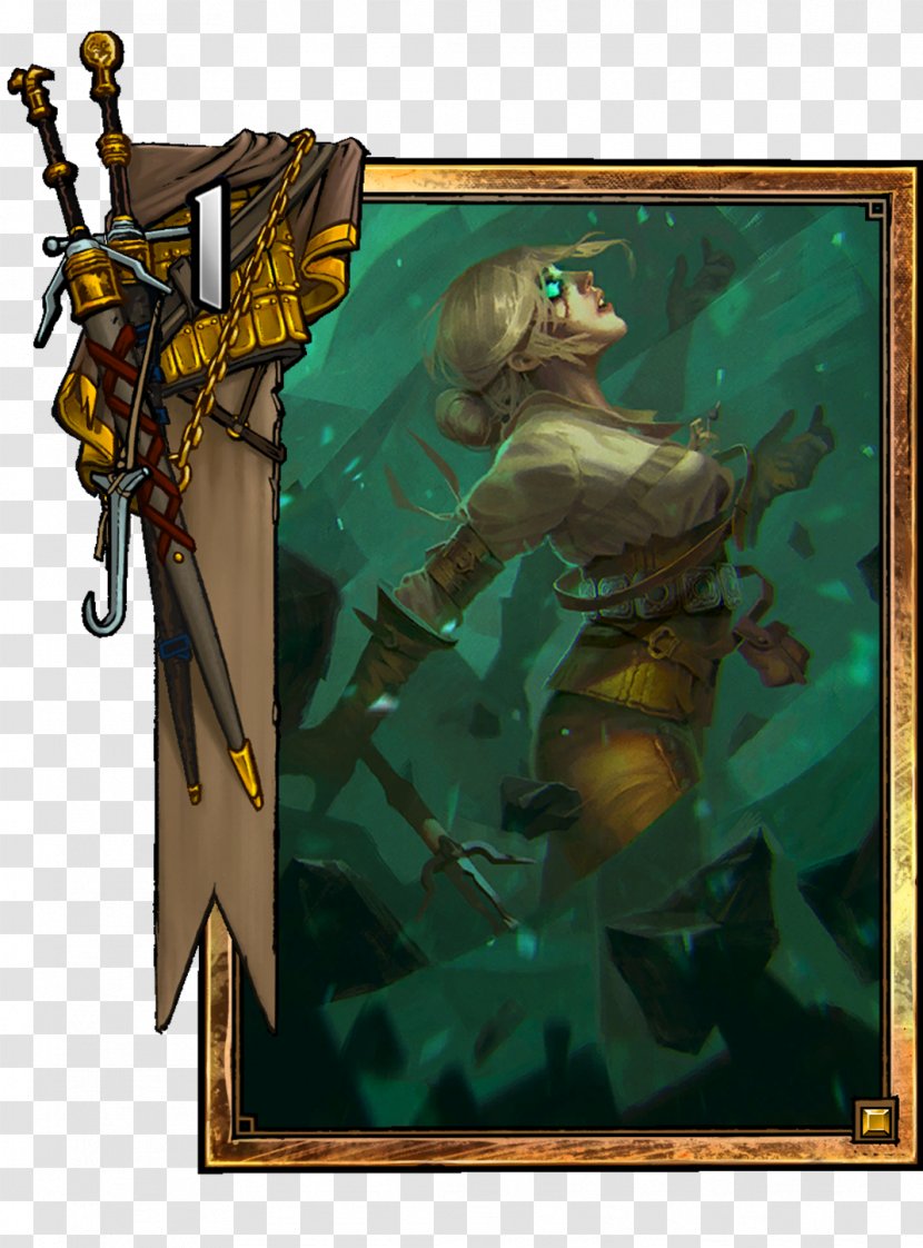 Gwent: The Witcher Card Game 3: Wild Hunt Geralt Of Rivia Yennefer Ciri - Weapon - Gwent Art Transparent PNG