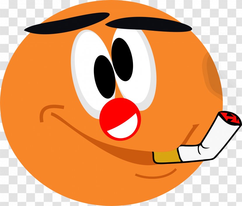 Orange - Cartoon - Cheek Emoticon Transparent PNG