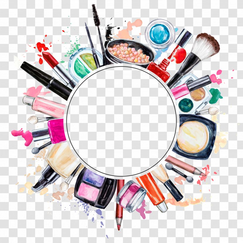 Lip Balm Cosmetics Eye Shadow Foundation Gloss - Face Powder - Creative Makeup Tools Transparent PNG