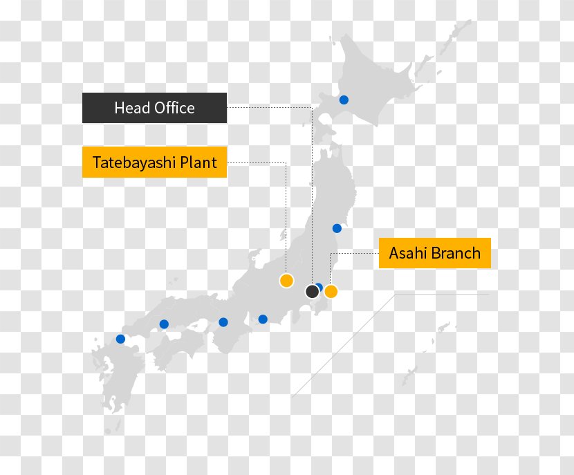 Japan Vector Map - Area Transparent PNG