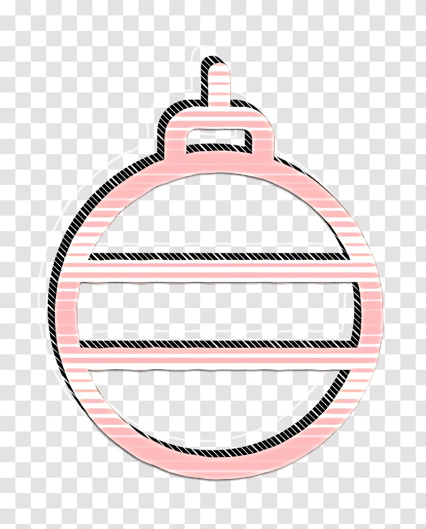 Ball Icon Christmas Decoration - Pink Tree Transparent PNG