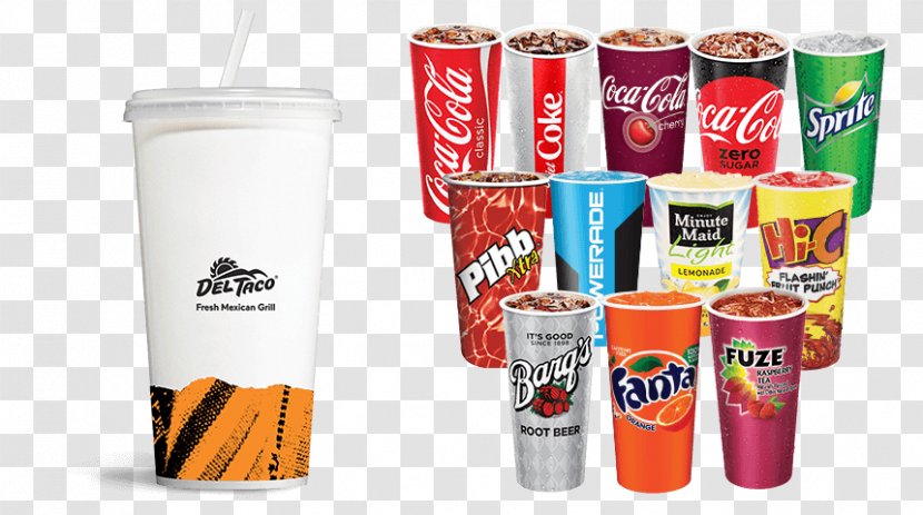 Fizzy Drinks Coca-Cola Pepsi Sprite - Pibb Xtra - Cup Transparent PNG
