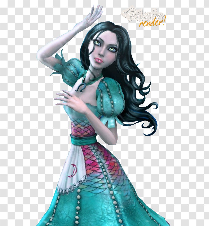 Alice Liddell Alice: Madness Returns 3D Rendering - Mythical Creature - 3d Transparent PNG
