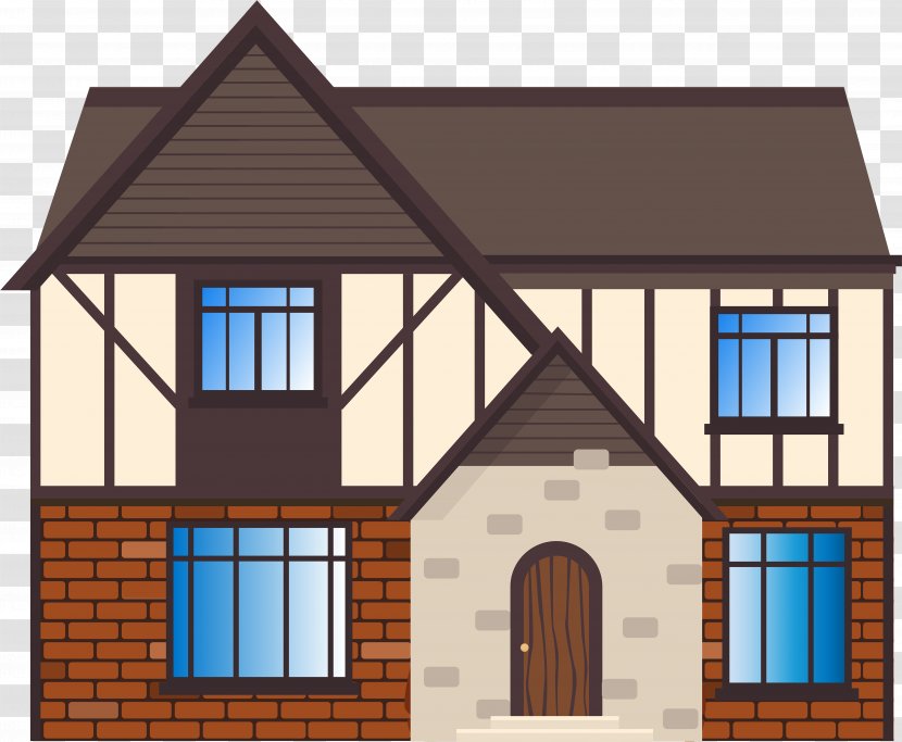 Clip Art House Transparency Free Content - Window - Pixel Building Transparent PNG