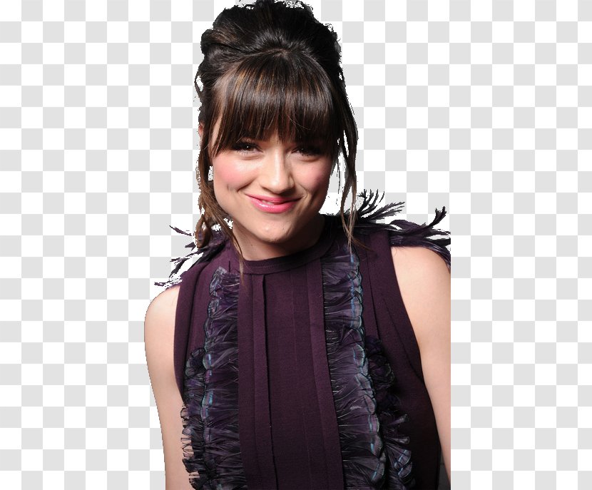 Crystal Reed Bangs Hair Coloring Hairstyle Long Transparent PNG