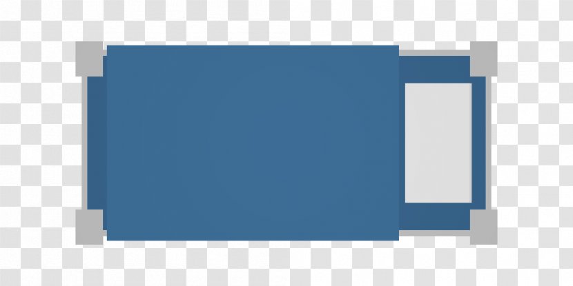 Brand Rectangle - Blue - Cot Transparent PNG