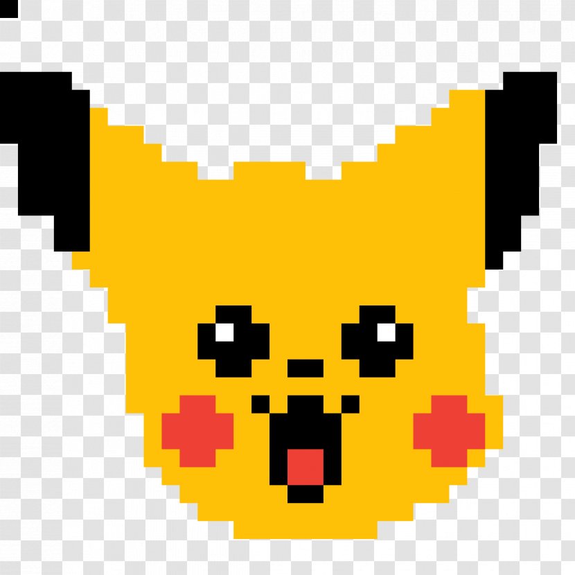 Pixel Art Pan–tilt–zoom Camera Pikachu - Pokemon - Smiley Transparent PNG