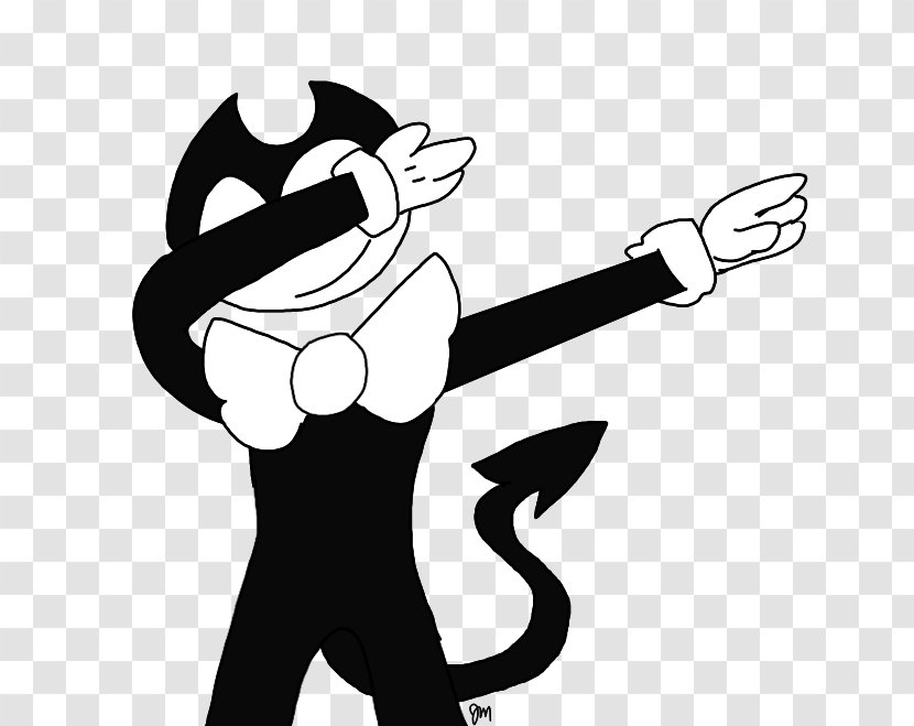 Bendy And The Ink Machine Dab Drawing DeviantArt Cartoon - Hand - Artwork Transparent PNG