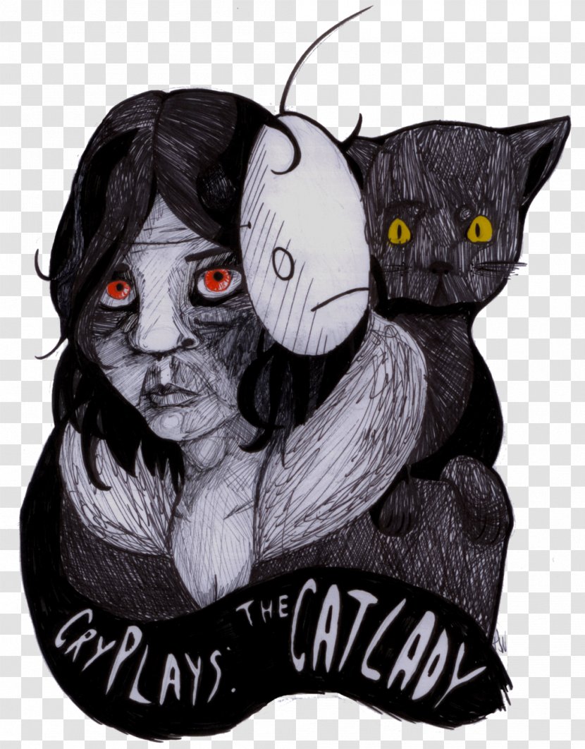 Whiskers The Cat Lady Art Game - Carnivoran Transparent PNG