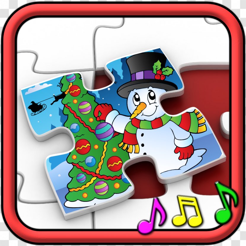 Christmas Jigsaw Puzzles Art - Game - Preschool Transparent PNG