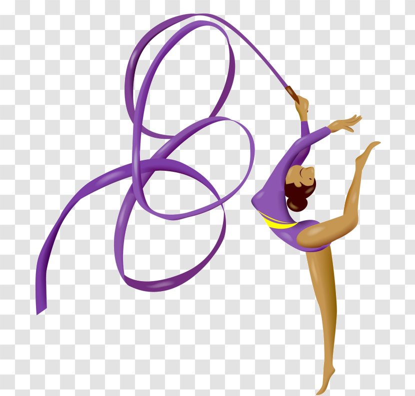 Russian Rhythmic Gymnastics Federation Sport Artistic - Violet Transparent PNG