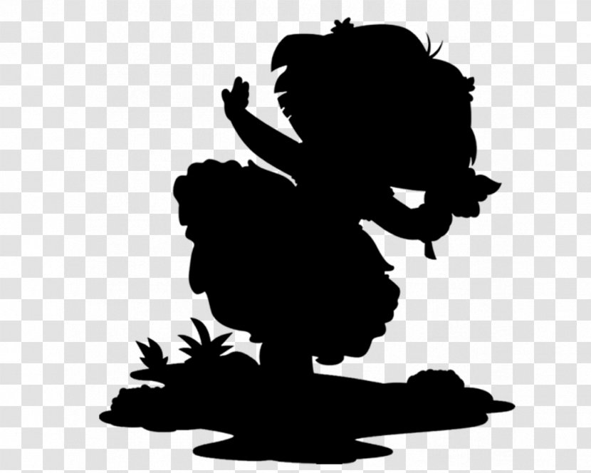 Clip Art Character Silhouette Fiction - Blackandwhite Transparent PNG