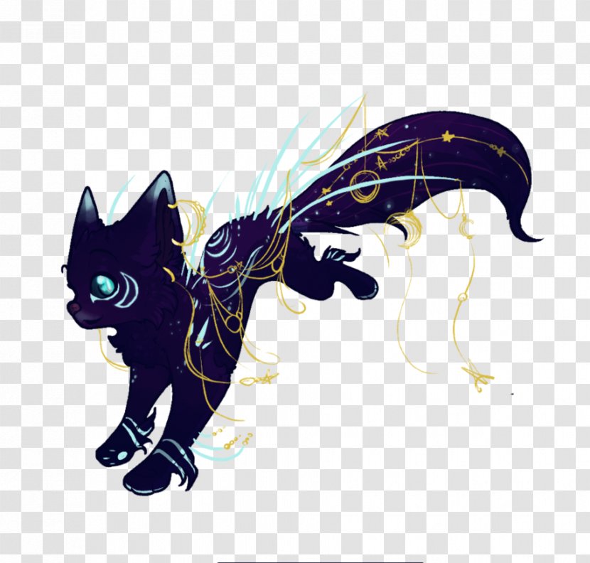 Whiskers Cat Dragon Cartoon - Tail Transparent PNG