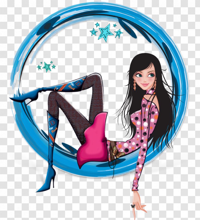 Drawing Photography Female Illustration - Frame - Fashionable Women Transparent PNG