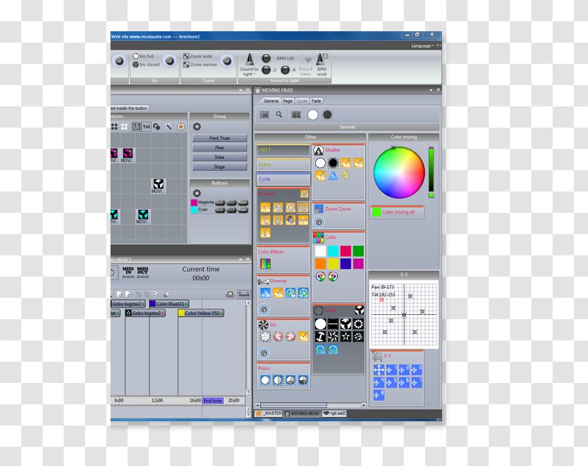 Lighting Control System DMX512 Computer Software - Program - Light Transparent PNG