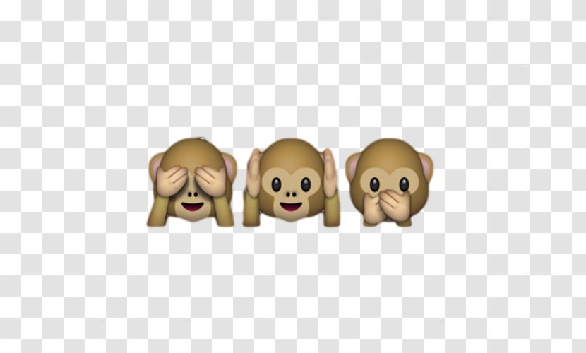 Three Wise Monkeys Emoji Sticker Royalty-free Transparent PNG
