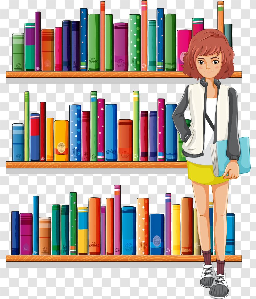 Vector Graphics Library Bookcase Illustration - Royaltyfree - Memorial Day Banner Cartoon Clipart Transparent PNG