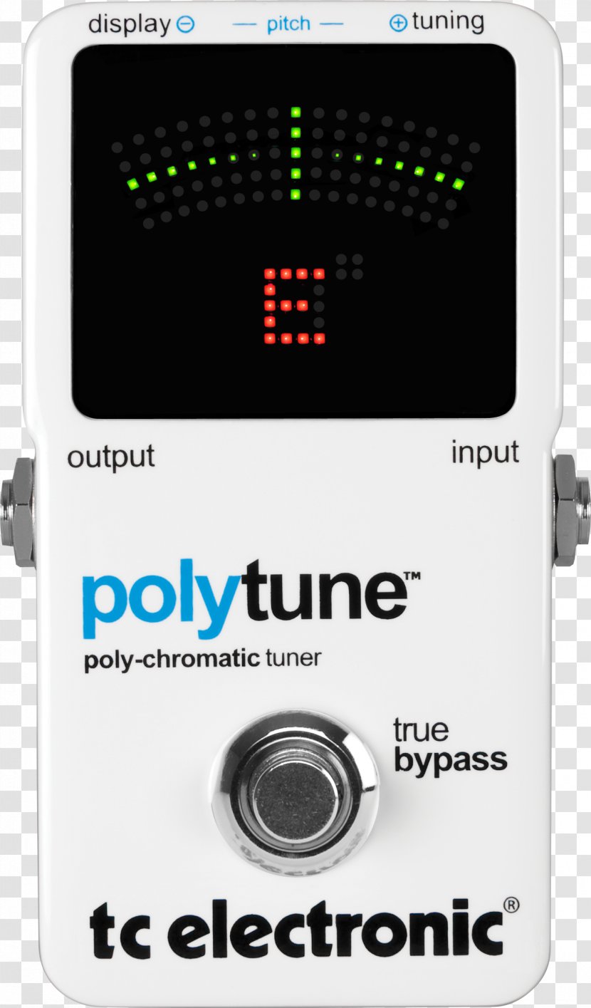 Electronic Tuner Effects Processors & Pedals TC Guitar Musical Tuning - Frame Transparent PNG