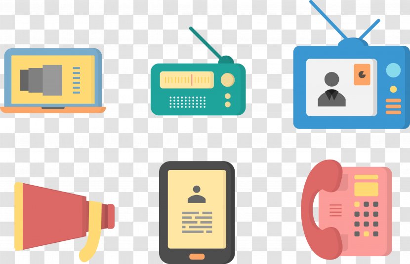 Radio Download Icon - Gratis - Phone Speaker Set Transparent PNG