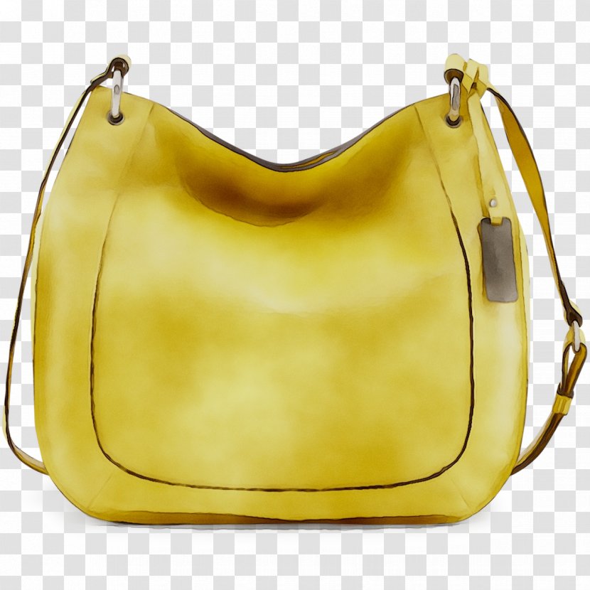 Hobo Bag Shoulder M Leather Yellow - Handbag Transparent PNG